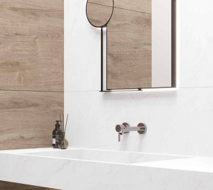 Керамогранит Laparet Englend White carving lappato рект. (60х120х0,9) лаппатированный